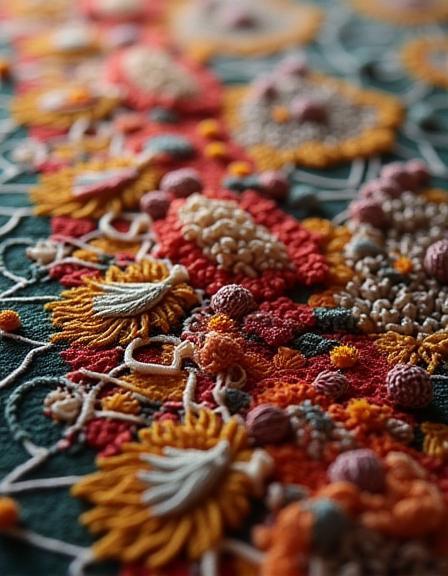 Example of complex textile work